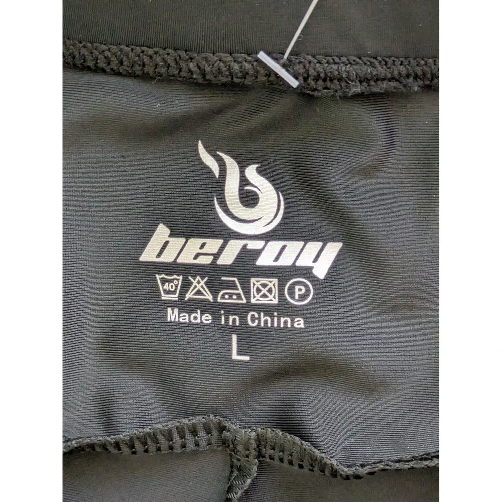 Beroy Cycling Shorts Womens Size‎ Large Padded Black NWT